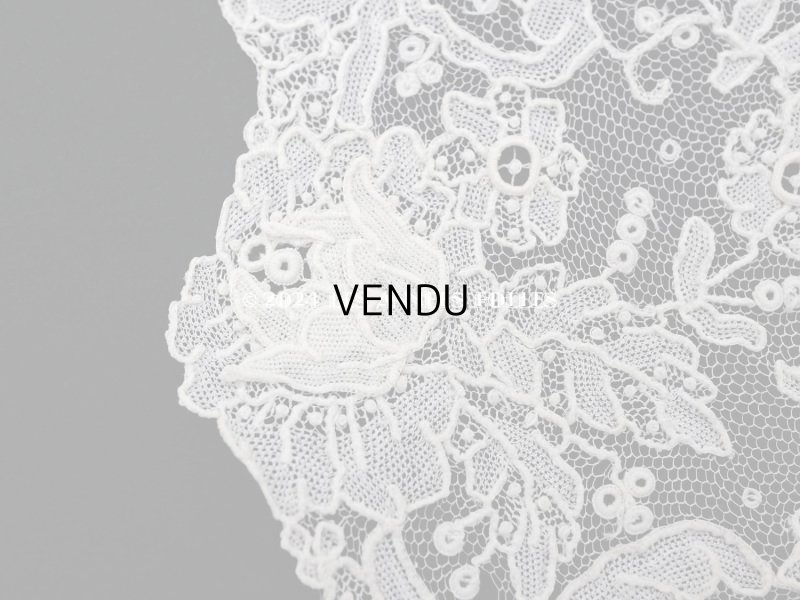 画像13: アンティーク ポワンドローズ 結婚式のハンカチ ポワン・ド・ガーズ