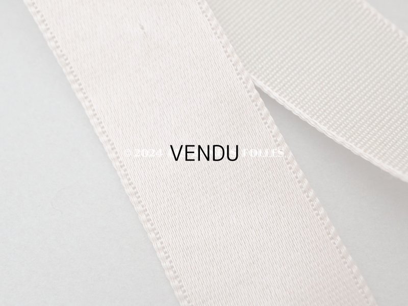 画像6: アンティーク サテンリボン&グログランリボン ピンクベージュ 3.4m 25mm幅 Pon 4770