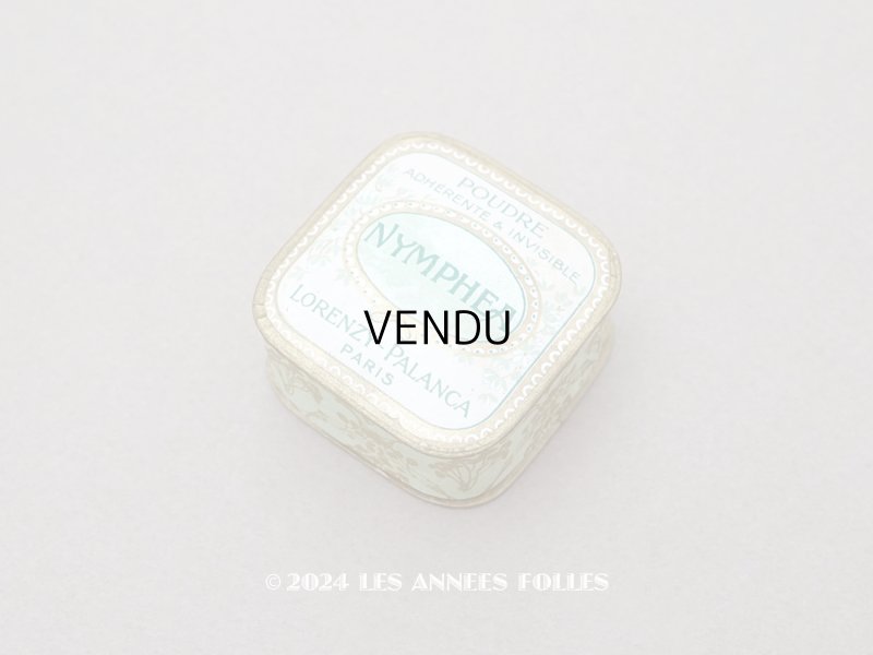 画像1: アンティーク パウダーボックス  POUDRE NYMPHEA - LORENZY-PALANCA -