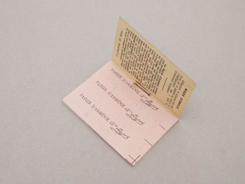 画像3: 1890年頃 アンティーク パピエダルメニイ 香り紙 PAPIER D'ARMENIE