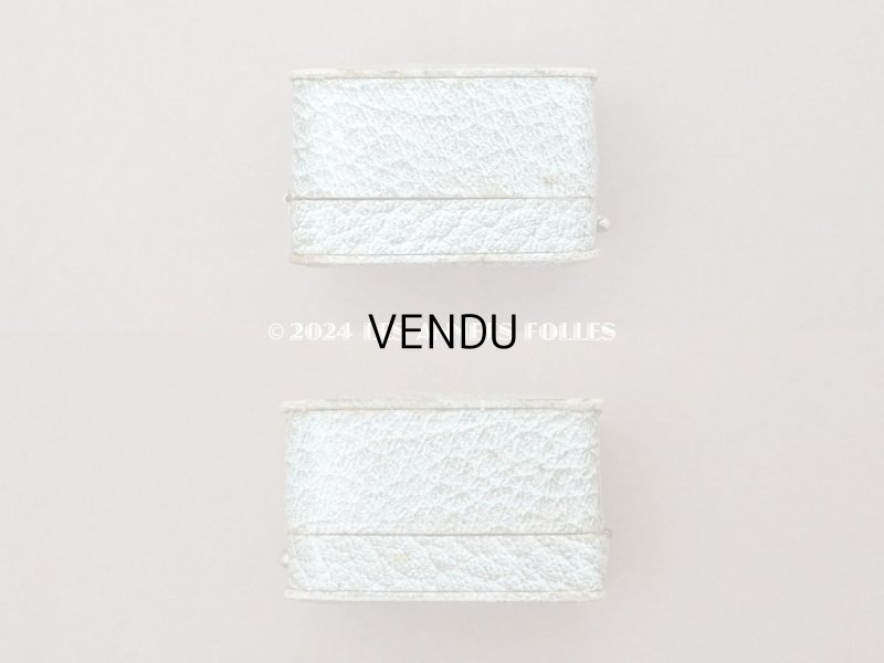 画像9: アンティーク ジュエリーボックス 金彩入り グレイッシュブルー