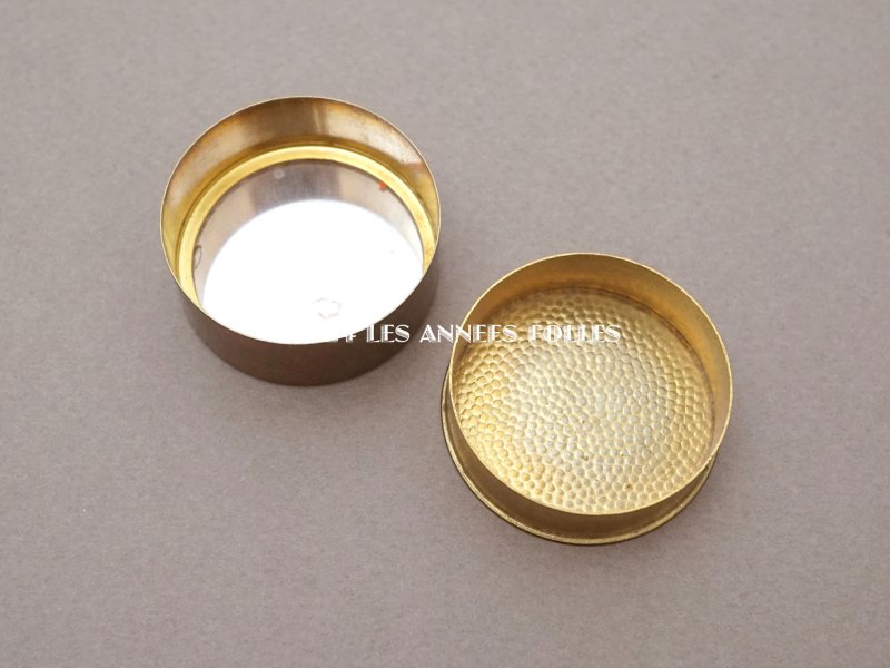 画像5: 1924年 アンティーク リボン＆薔薇のガーランド 小さなパウダーケース　150周年記念品 - L.T.PIVER -