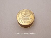 1924年 アンティーク リボン＆薔薇のガーランド 小さなパウダーケース　150周年記念品 - L.T.PIVER -