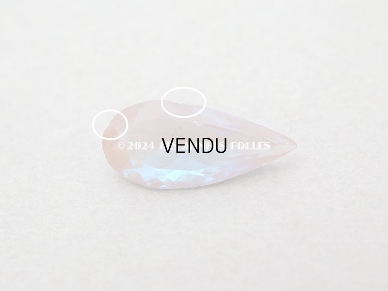 画像6: 【セール対象外】アンティーク ドロップ型 サフィレットのルース 21×9.5mm カット入り