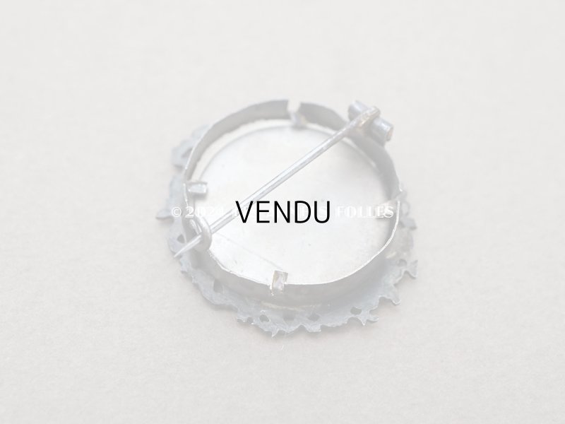 画像5: アンティーク リボン&花のガーランド フォトフレームのブローチ 