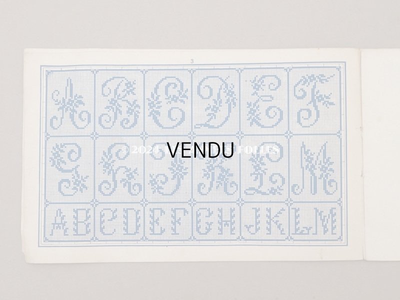 画像9: 19世紀末 アンティーク SAJOU 刺繍図案帳 DESSINS DE BRODERIES ALBUM N 452 - SAJOU PARIS -