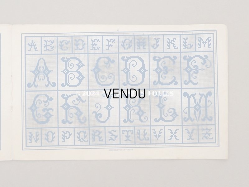 画像10: 19世紀末 アンティーク SAJOU 刺繍図案帳 DESSINS DE BRODERIES ALBUM N 452 - SAJOU PARIS -