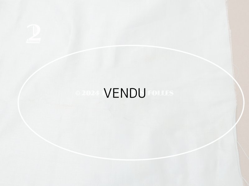 画像9: 19世紀 アンティーク ファブリック シルクサテン　パウダーブルー 60×125cm