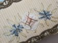 画像11: アンティーク フォトフレーム 薔薇のリボン刺繍