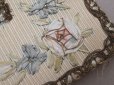 画像12: アンティーク フォトフレーム 薔薇のリボン刺繍