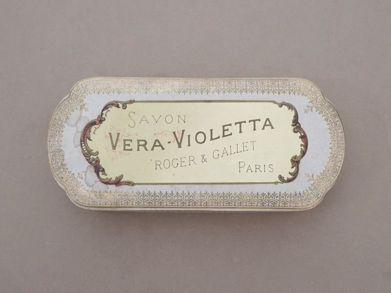 画像2: アンティーク ソープボックス VERA VIOLETTA - ROGER&GALLET PARIS -