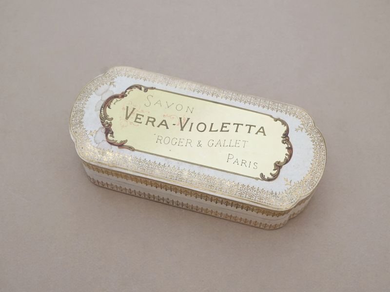 画像1: アンティーク ソープボックス VERA VIOLETTA - ROGER&GALLET PARIS -