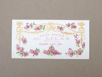 アンティーク ソープラベル ライラック SAVON DULCIFIE AU LILAS QUALITE EXTRA-FINE