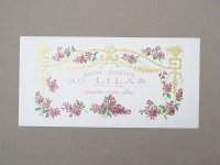 アンティーク ソープラベル ライラック SAVON DULCIFIE AU LILAS QUALITE EXTRA-FINE