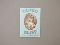 1887年 アンティーク パピエ・ダルメニイ  VELOUTINE - CH.FAY PARIS  -