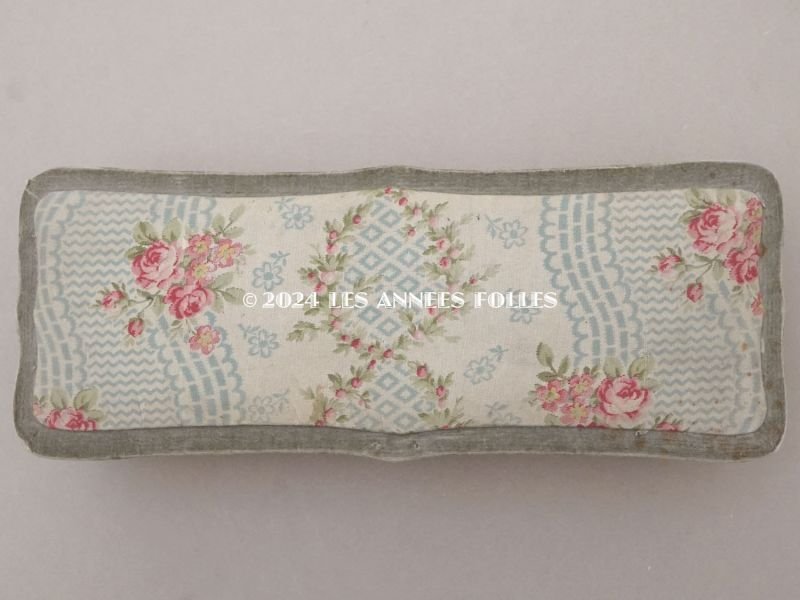 画像3: アンティーク グローブボックス 薔薇模様のカルトナージュボックス　