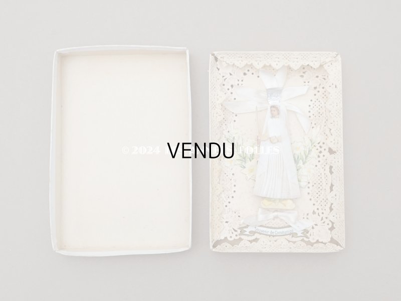 画像3: アンティーク 箱入り 初聖体の立体カニヴェ