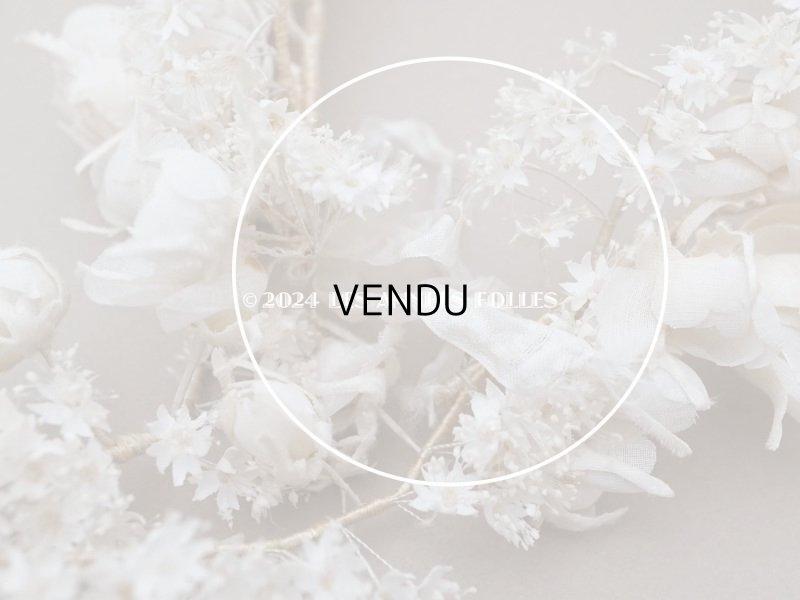 画像16: 19世紀 アンティーク 白薔薇のティアラ 花冠 ウェディング