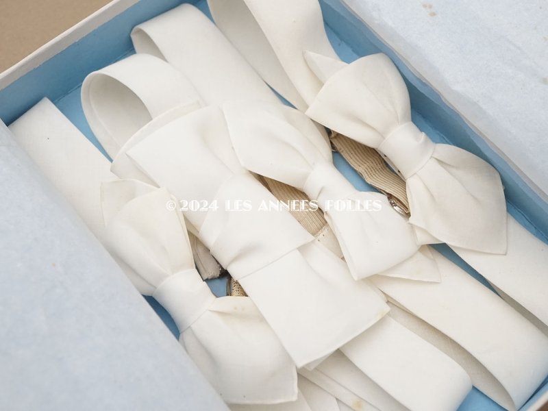 画像9: 1900年頃 アンティーク　蝶ネクタイ入り 紙箱　LES TROIS CRAVATES - BELLE JARDINIERE -