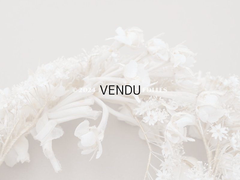 画像7: 19世紀 アンティーク 白薔薇のティアラ 花冠 ウェディング