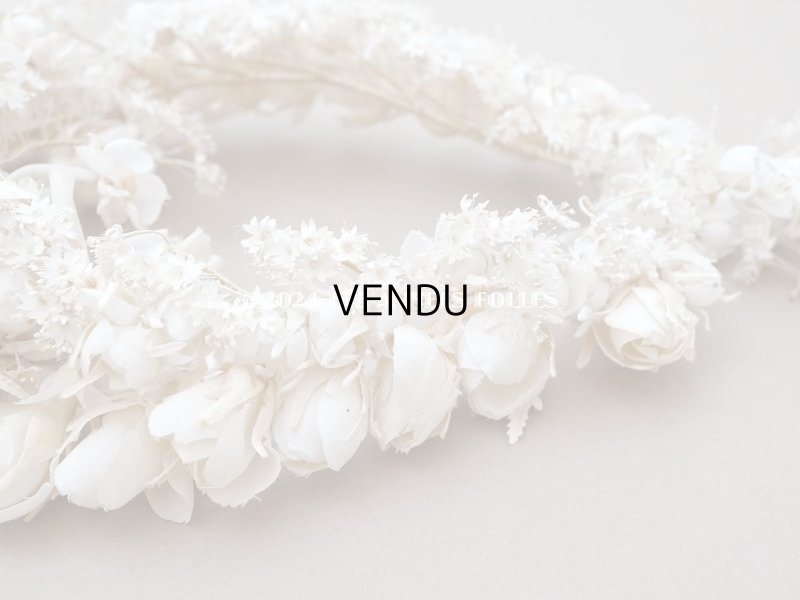 画像3: 19世紀 アンティーク 白薔薇のティアラ 花冠 ウェディング