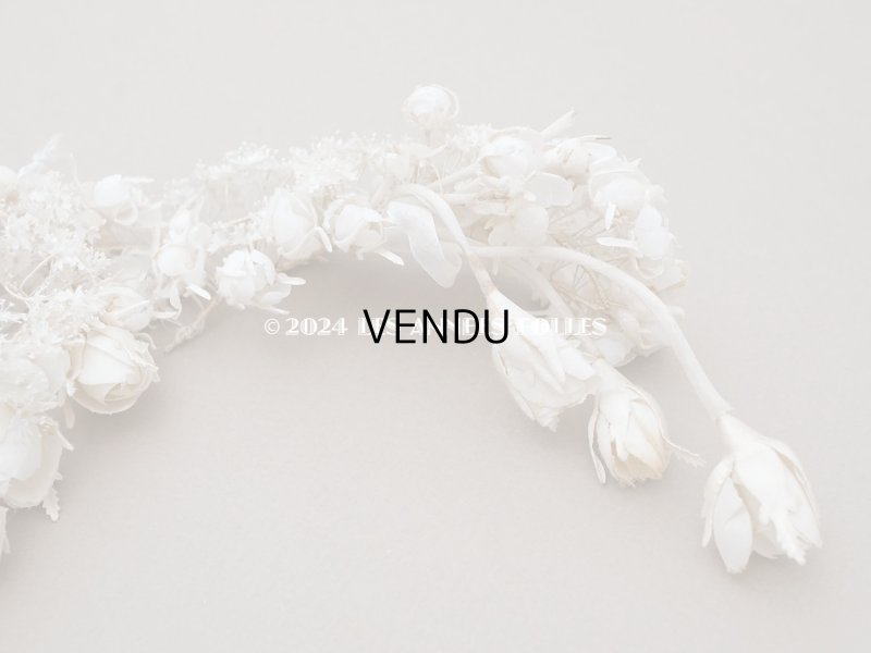 画像13: 19世紀 アンティーク 白薔薇のティアラ 花冠 ウェディング