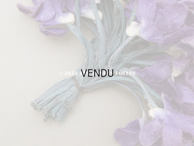 画像3: アンティーク 菫の布花 42輪