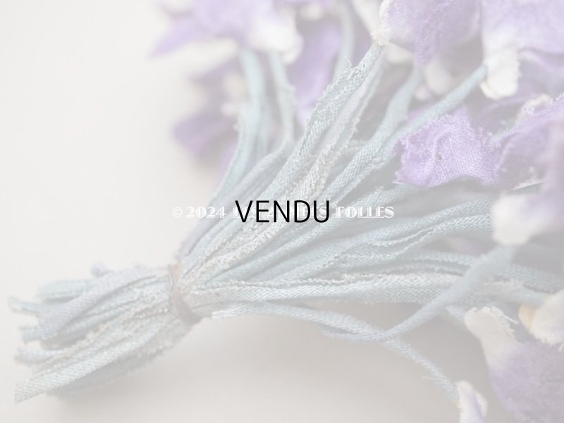 画像7: アンティーク 菫の布花 42輪