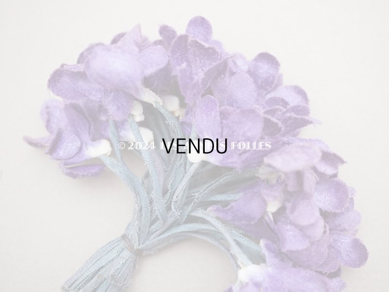 画像4: アンティーク 菫の布花 42輪