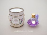 アンティーク 菫の小さなパフュームボックス＆ボトル 薄紫の香水入り　ESSENCE VIOLETTES DE TOULOUSE - BERDOUES FRANCE -