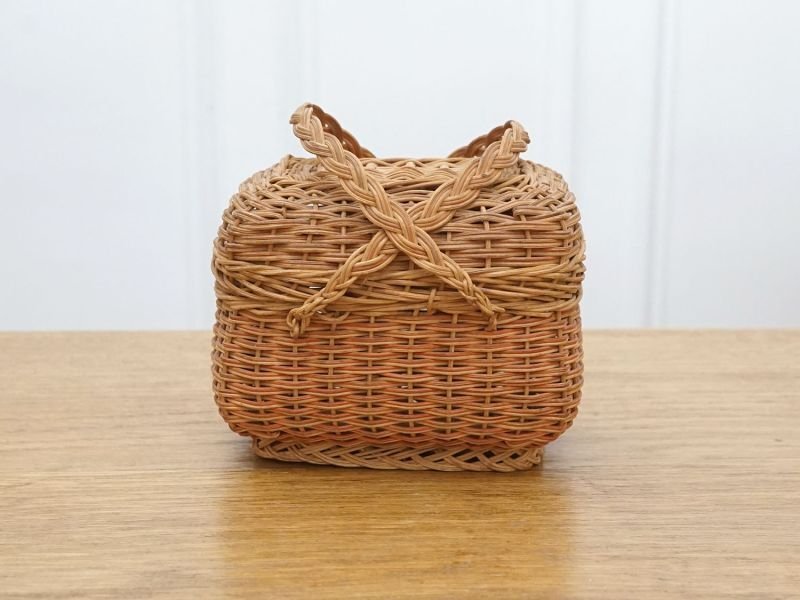 画像3: アンティーク ドール用 パニエ 赤&ナチュラル