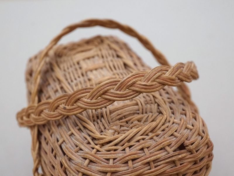 画像14: アンティーク ドール用 パニエ 赤&ナチュラル