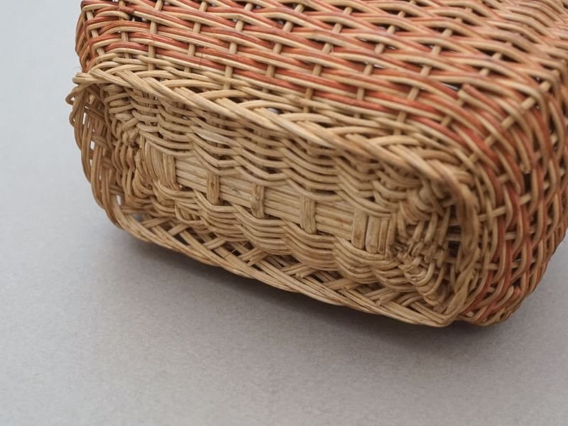 画像9: アンティーク ドール用 パニエ 赤&ナチュラル