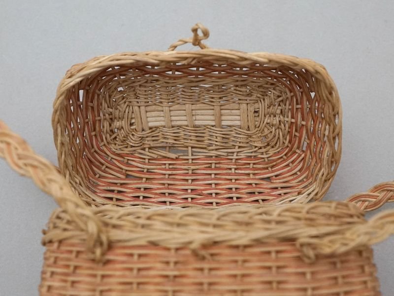 画像7: アンティーク ドール用 パニエ 赤&ナチュラル