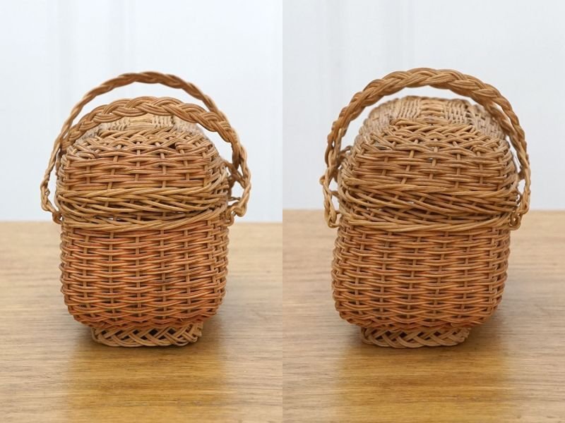 画像4: アンティーク ドール用 パニエ 赤&ナチュラル