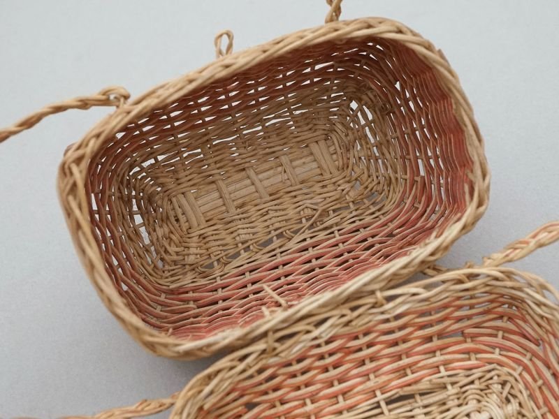 画像8: アンティーク ドール用 パニエ 赤&ナチュラル