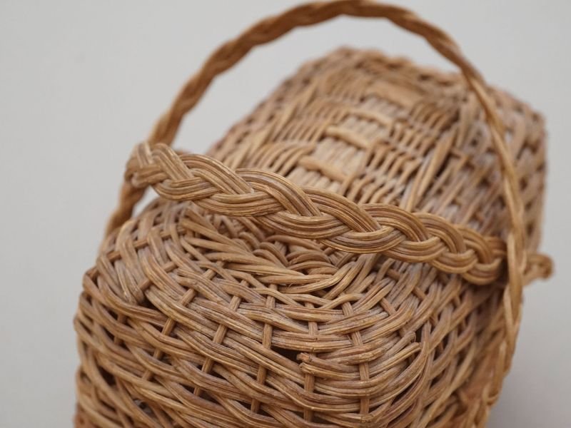 画像13: アンティーク ドール用 パニエ 赤&ナチュラル