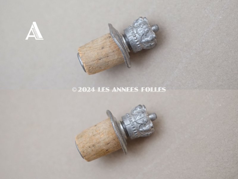 画像5: 未使用 1900年頃 アンティーク 王冠の栓 香水瓶用