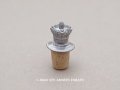 未使用 1900年頃 アンティーク 王冠の栓 香水瓶用