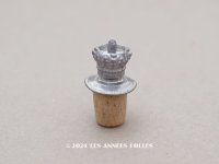 未使用 1900年頃 アンティーク 王冠の栓 香水瓶用