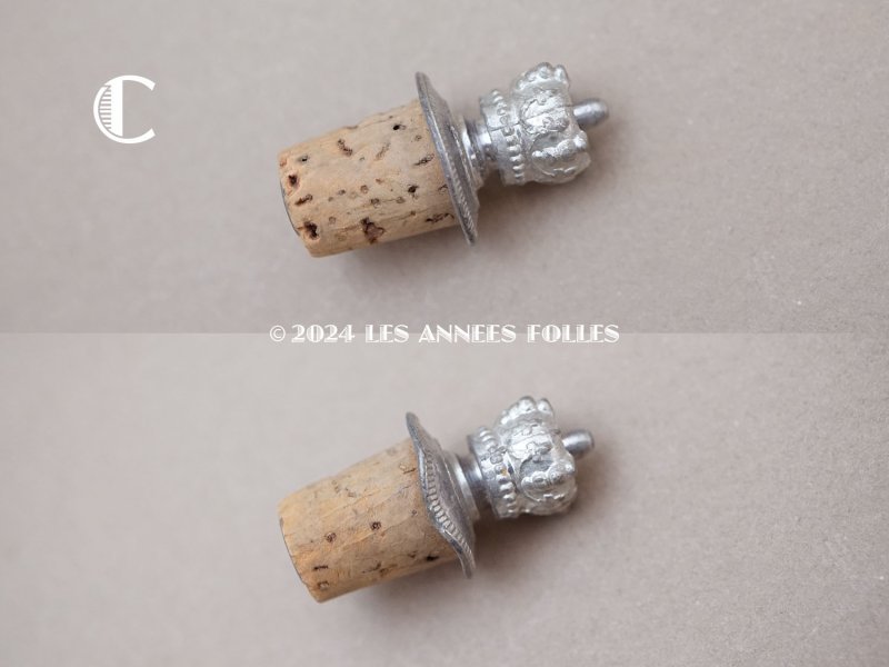 画像7: 未使用 1900年頃 アンティーク 王冠の栓 香水瓶用