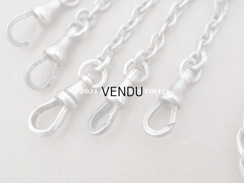 画像7: 19世紀末　アンティーク 鈴蘭 シルバー製　シャトレーヌのクラヴィエ