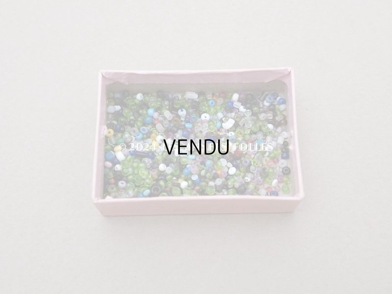 画像6: 1900年代頃　アンティーク ガラスの蓋の紙箱 淡いピンク