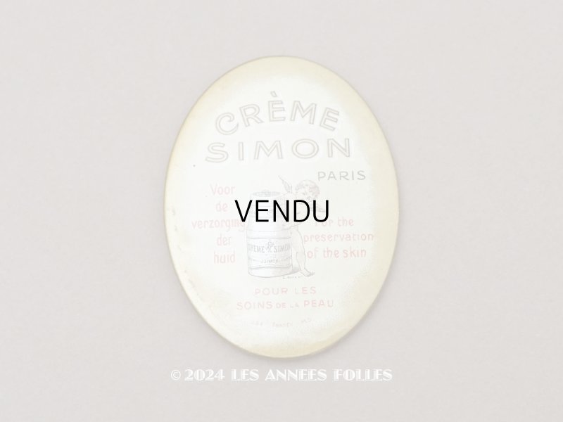 画像1: アンティーク 天使のハンドミラー  - CREME SIMON PARIS -