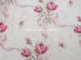画像5: アンティーク  薔薇のブーケ柄　 コットン製 ファブリック 170×60cm