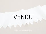 アンティーク ドット刺繍入り スカラップレース コットン製　2.6m