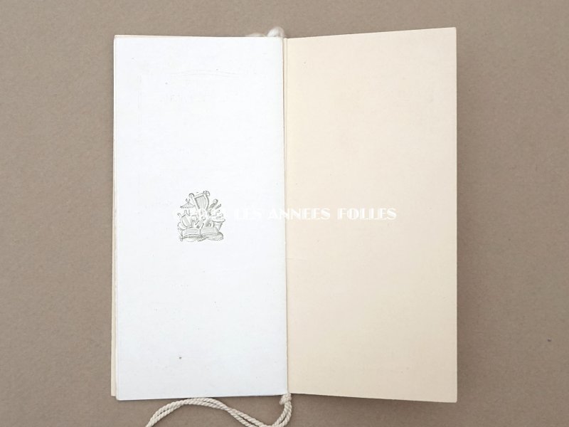 画像8: 1914年 アンティーク 舞踏会の手帳 薔薇のフレーム ペンシル付 カルネ・ド・バル　21 MARS 1914