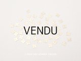 19世紀末 アンティーク メタル製 極小 5mm 花形 スパンコール ゴールド 30~50ピースのセット 