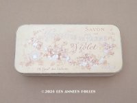 19世紀末 アンティーク 菫のソープーボックス SAVON AUX VIOLETTES DE PARME - VIOLET PARIS -