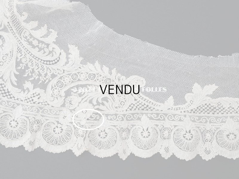 画像5: 19世紀 アンティーク ニードルレース ポワンドガーズの付け襟【ポワン・ド・ガーズ】